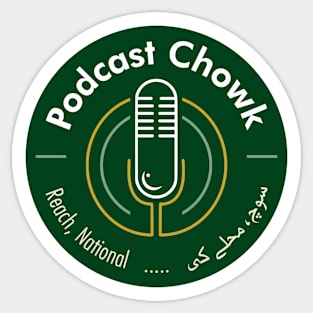 Podcast Chowk Logo Sticker